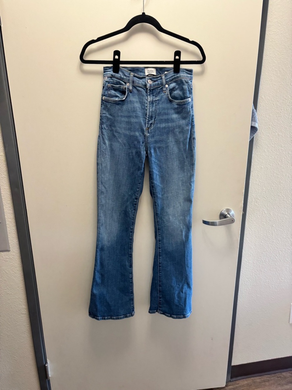 Citizens Of Humanity Medium Blue Flare Jeans